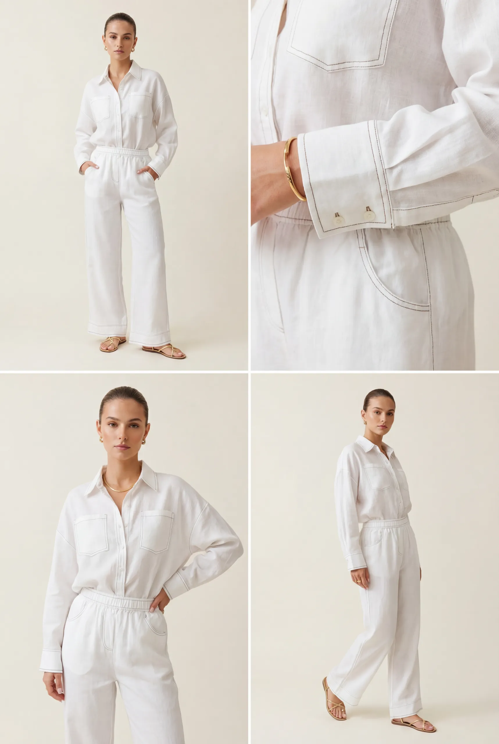 bialy z przeszyciami dobry